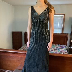 Couture 100% Silk Beaded Gown Rachelle